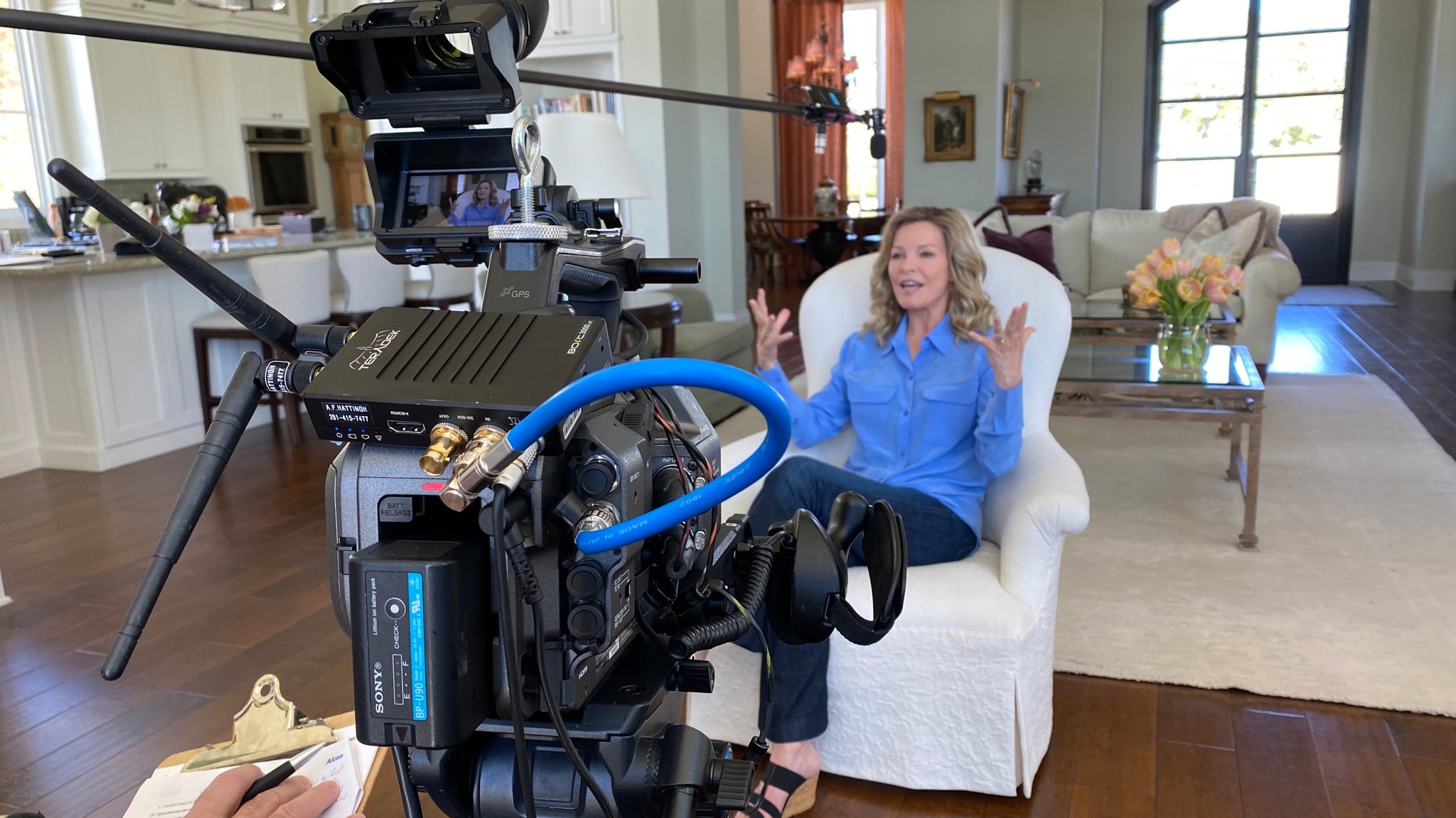 Behind the scenes on a commercial shoot with Jonny Miller