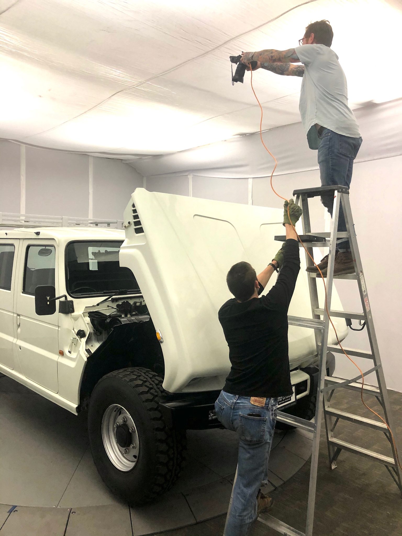 Behind the scenes on a commercial shoot with Jonny Miller