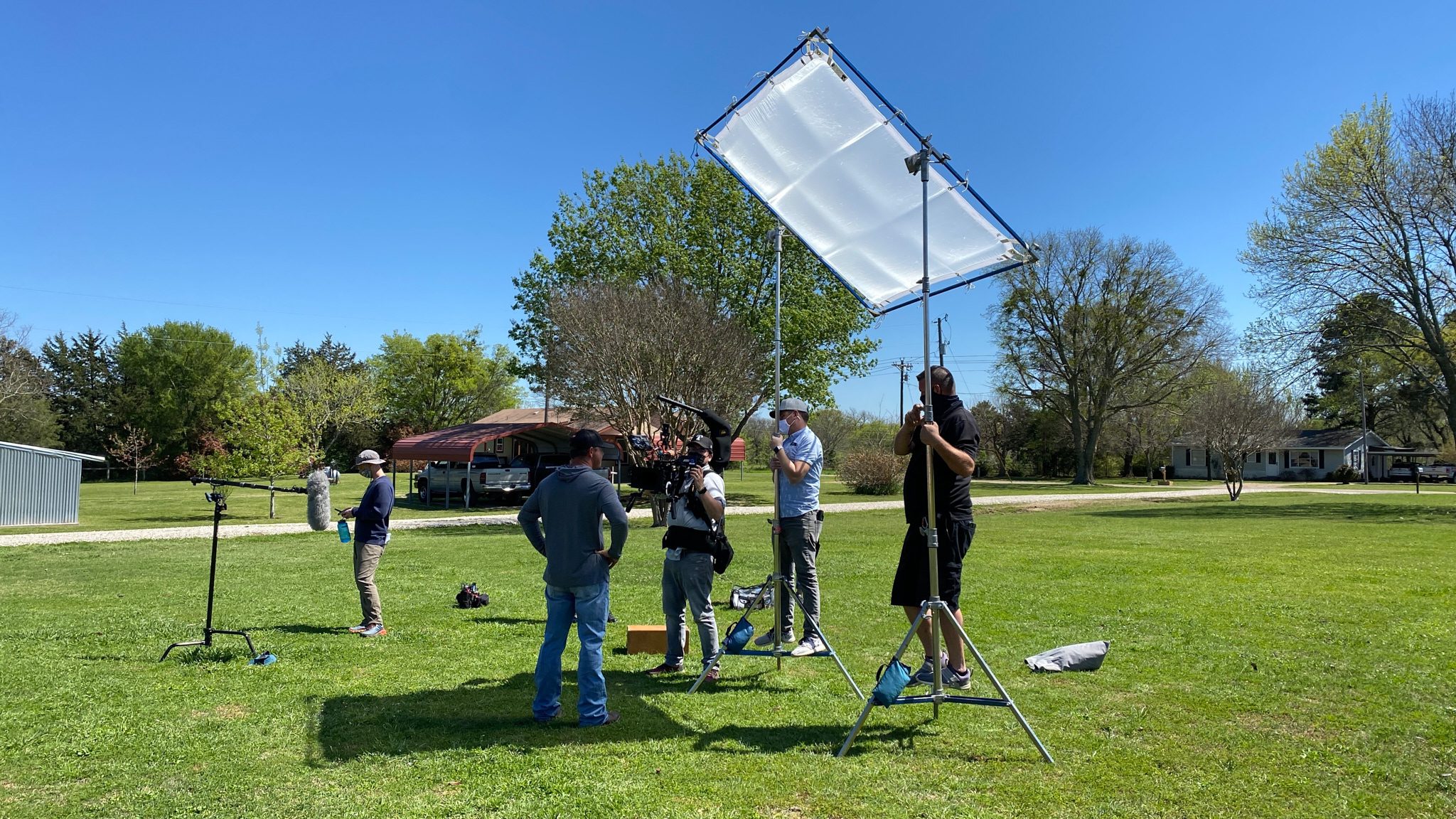 Behind the scenes on a commercial shoot with Jonny Miller