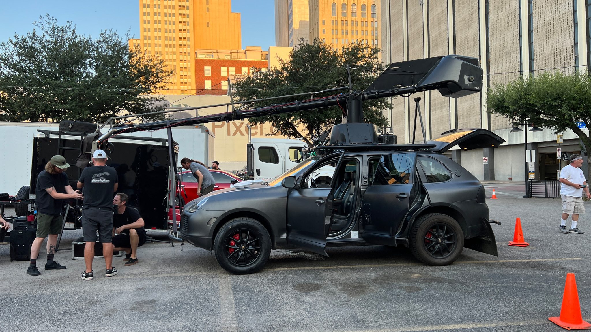 Behind the scenes on a commercial shoot with Jonny Miller