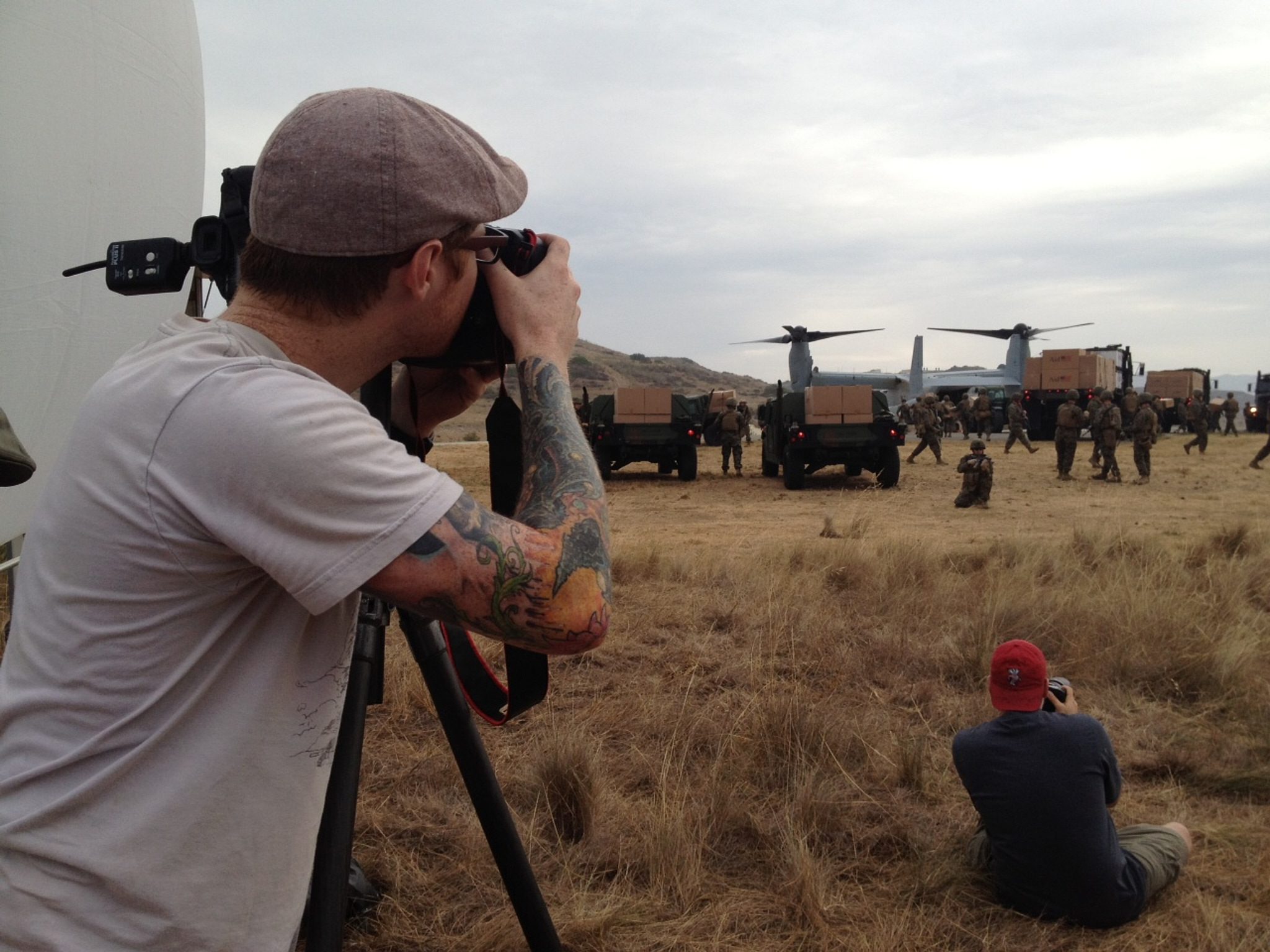 Behind the scenes on a commercial shoot with Jonny Miller