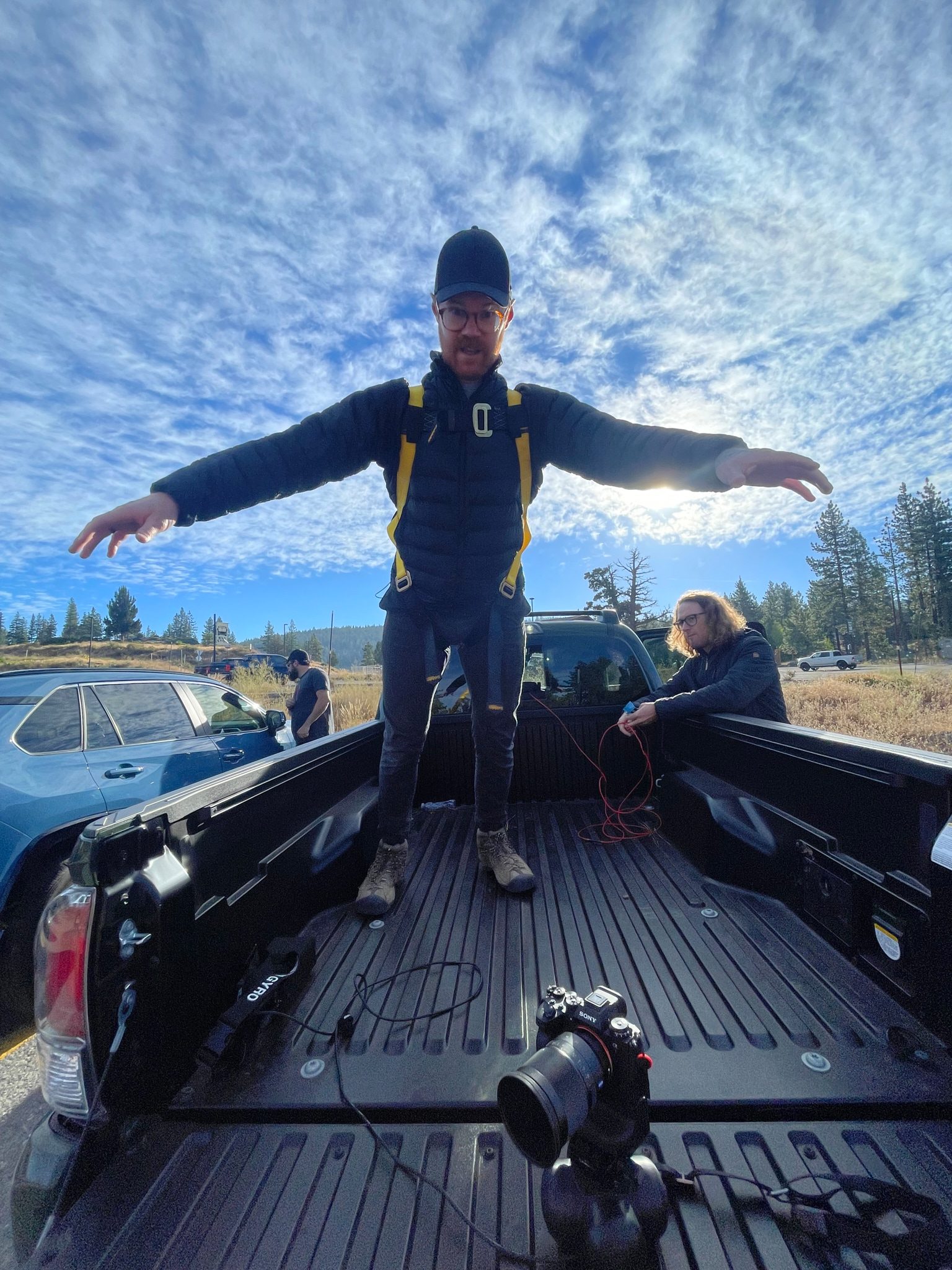 Behind the scenes on a commercial shoot with Jonny Miller