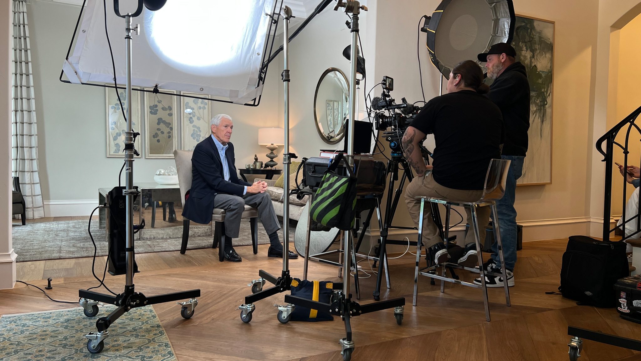 Behind the scenes on a commercial shoot with Jonny Miller