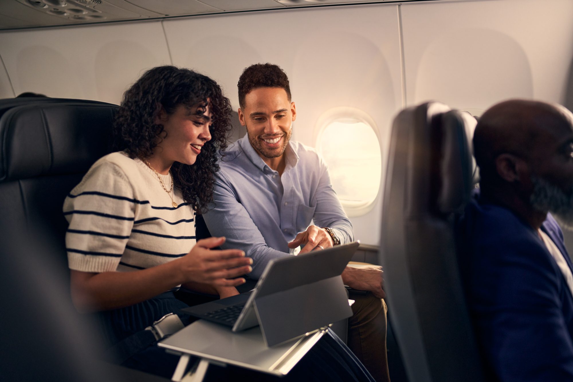 Aviation commercial photography by Jonny Miller for American Airlines campaigns